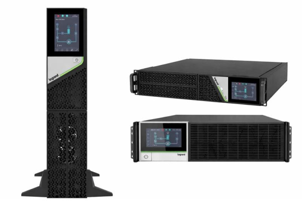 Джерело безперебійного живлення Legrand KEOR DK 1000VA/1000W, RT 2U, LCD, RS232, SNMP, 6xC13
