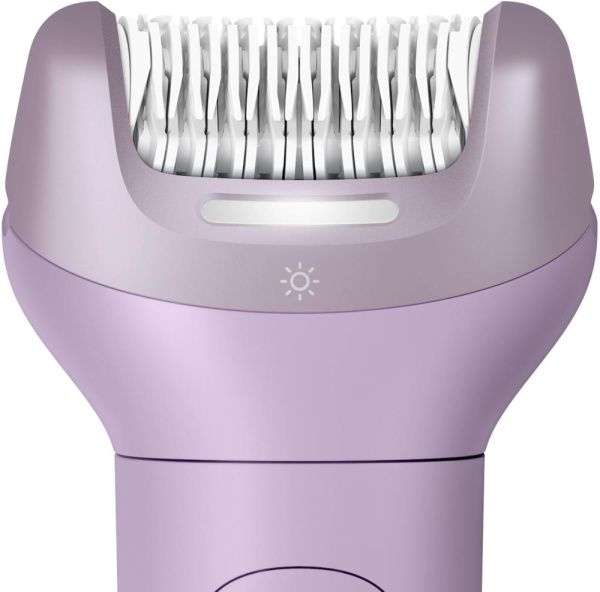 Епілятор Philips Series 9000 дисковий, аккумул., пінцет.-32, волог.+сух., насадок-6, футляр, фіолетовий