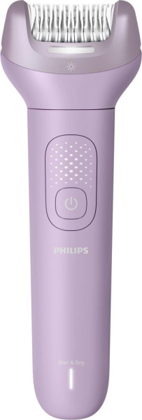 Епілятор Philips Series 9000 дисковий, аккумул., пінцет.-32, волог.+сух., насадок-6, футляр, фіолетовий
