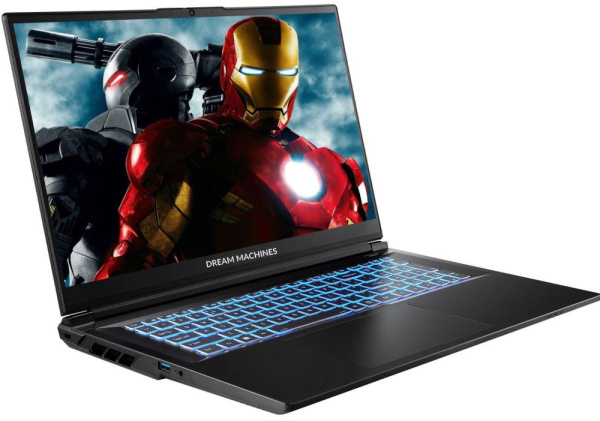 Ноутбук Dream Machines RG5060-17 17.3QHD IPS, Intel i9-14900HX, 32GB, F1TB, NVD5060-8, DOS, чорний