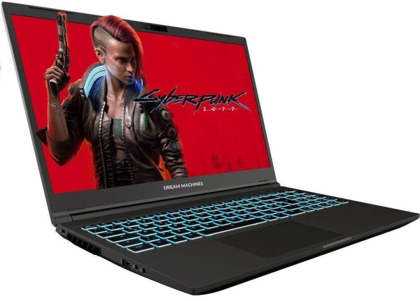 Ноутбук Dream Machines RG3050-15 15.6FHD IPS, Intel i7-13620H, 16GB, F1TB, NVD3050-4, DOS, чорний
