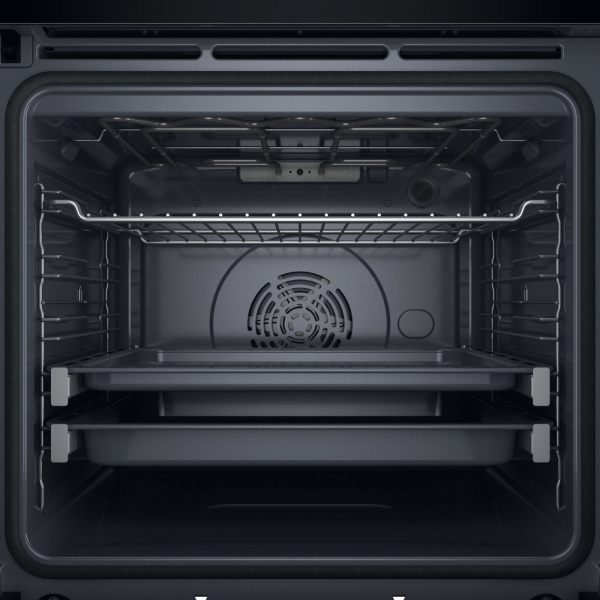 Духова шафа Whirlpool електрична, 73л, A+, дисплей, конвекція, телескопічні напрямні, чорний