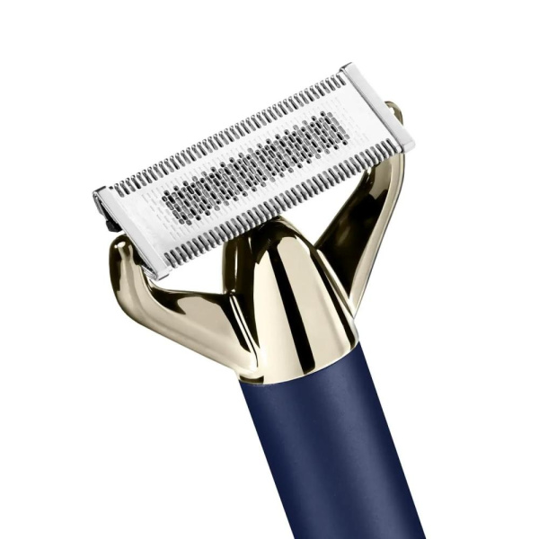 Тример Babyliss X- Blade Super-X Metal, для вусів та бороди, акум., насадок-4, кейс, підставка, сталь, синій