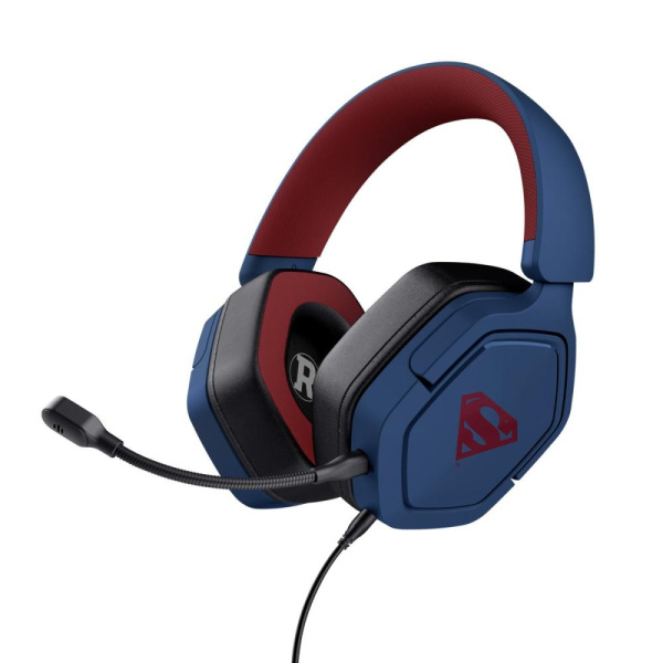 Гарнітура Trust GXT492SM Carus Superman edition, 3.5мм, синій