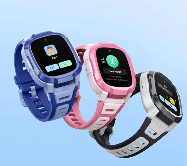 Дитячий годинник-телефон Mibro P6, 1.4", 240x280, GPS, 2MP, 900мА·год, 2АТM, рожевий