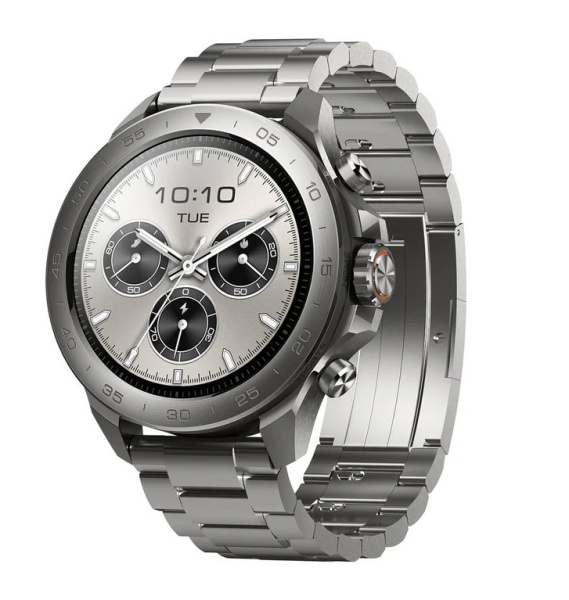 Смарт-годинник Mibro GS Explorer S 48мм, 1.32", 466x466, AMOLED, BT 5.3, Dual-band GPS, 10 ATM, суцільний титан
