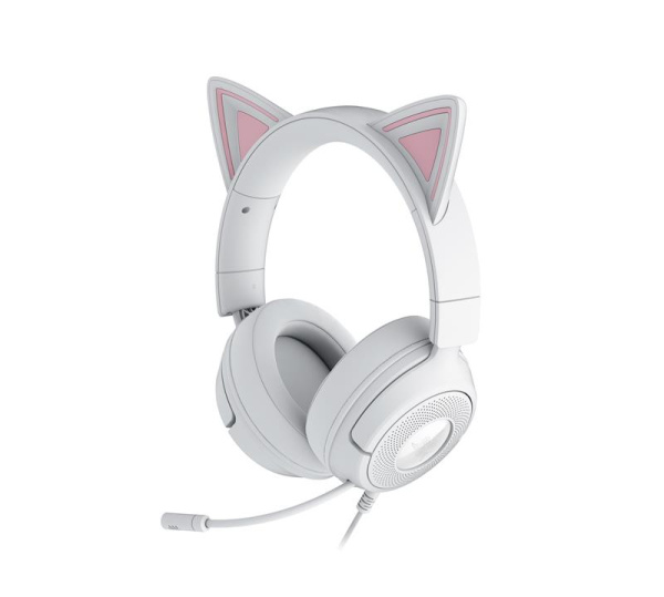 Гарнітура Razer Kraken Kitty V3 X, mini-jack, 1.3м, білий