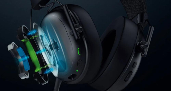 Гарнітура Razer BlackShark V3 Gen-2, USB-A/WL/BT, чорний