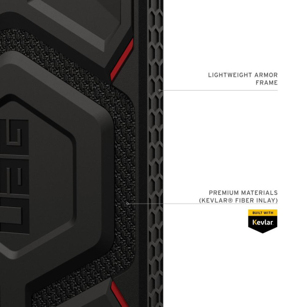 Чохол UAG для Samsung Galaxy S26+, Monarch Pro with Magnet, Kevlar Black