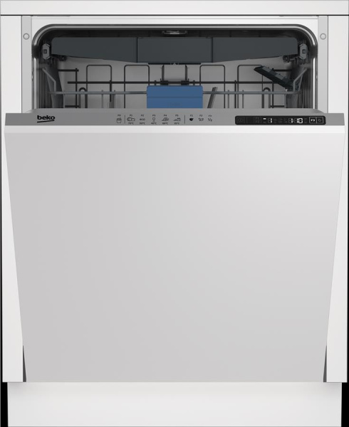 Посудомийна машина Beko вбудована, 14компл., D, 60см, 3й кошик, білий