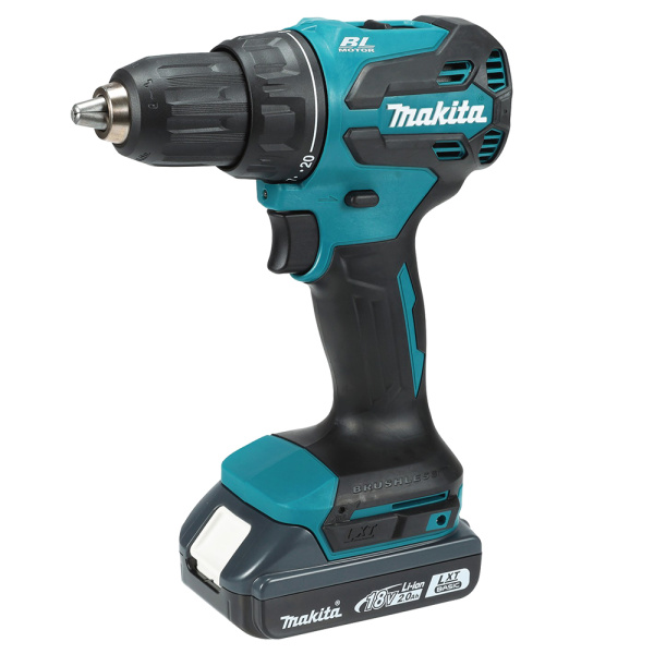Шурупокрут-дриль акумуляторний Makita DDF490WV 18В 1х2А·год 27·65Нм 0-500·0-1900об/хв кейс 1.4кг