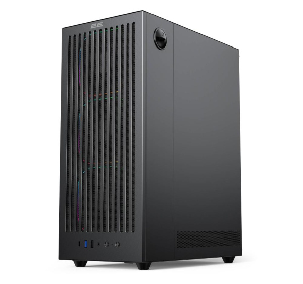 Корпус 2E GAMING  Vector V8111B без БЖ, 1xUSB3.0, 1х USB 2.0, 1xUSB Type-C, 4x120мм ARGB, VGA 325мм, LCS ready, контролер з пультом, TG Side Panel, ATX, чорний