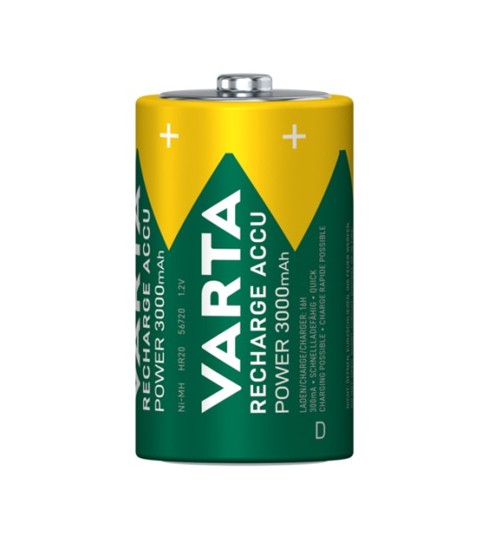 Акумулятор Varta NI-MH Power D(LR20) 3000 мА•г, 2шт