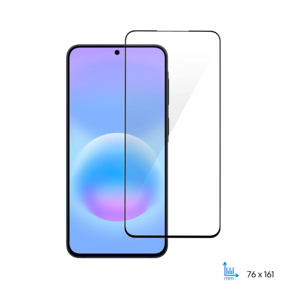 Захисне скло 2E для Samsung Galaxy A57 5G (A576), 2.5D FCFG, (1 Pack), чорна рамка