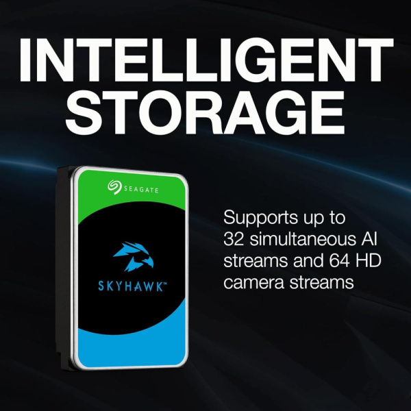 Жорсткий диск Seagate 16TB 3.5" 512MB SATA SkyHawk AI