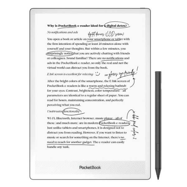Електронна книга PocketBook 1030 InkPad One, Matte Black