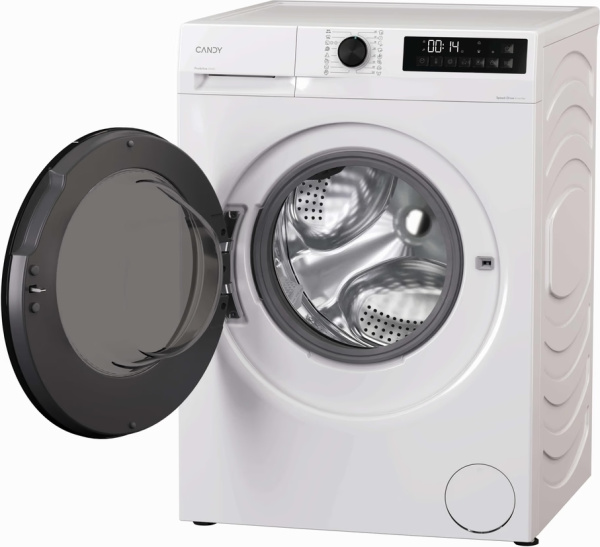 Прально-сушильна машина Candy ProWash&Dry 300 фронтальна, 9(6)кг, 1400, A, 54.8см, дисплей, пара, інвертор, люк чорний, білий