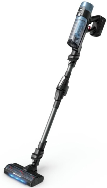 Пилосос Rowenta безпровідний X-Force Flex 10.80, 300Вт, вологе прибирання, конт пил -0.44л, автон. робота до 60хв, HEF system 99,9%, чорно-синій