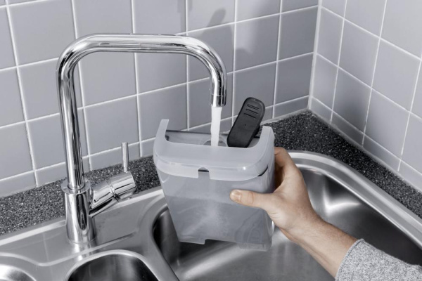 Пилосос професійний акумуляторний Karcher Puzzi 2/1 Bp 36В 16кПа контейнер 1.7/2.9л вологе/сухе прибирання  3.74кг