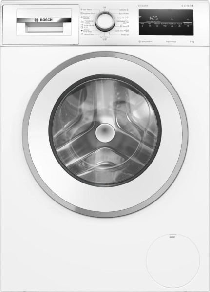 Пральна машина Bosch фронтальна, 8кг, 1400, A, 59см, дисплей, білий