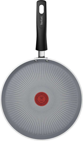 Сковорода млинцева Tefal Halo EUCALYPTUS, 25см, алюміній, бакеліт, сірий