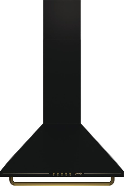 Витяжка Gorenje купольна, 60см, 650м3ч, чорний