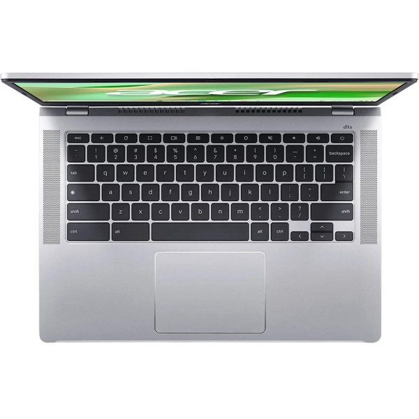 Ноутбук Acer Chromebook CB314-4H 14" FHD IPS, Intel C N100, 8GB, F128GB, UMA, ChromeOS, сріблястий