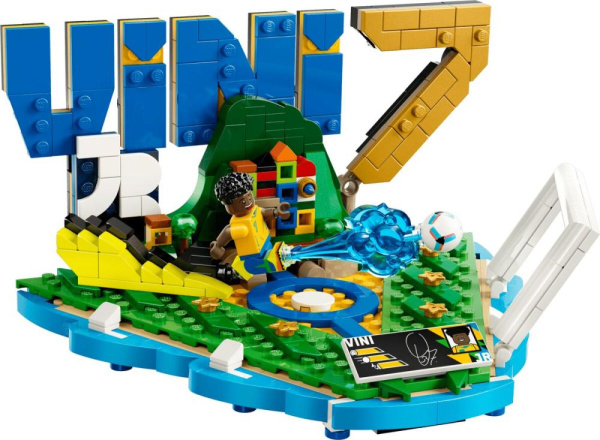 Конструктор LEGO Editions Football Вінісіус Жуніор — найкращі моменти футбольних матчів