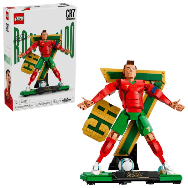 Конструктор LEGO Editions Football Кріштіану Роналду — легенда футболу