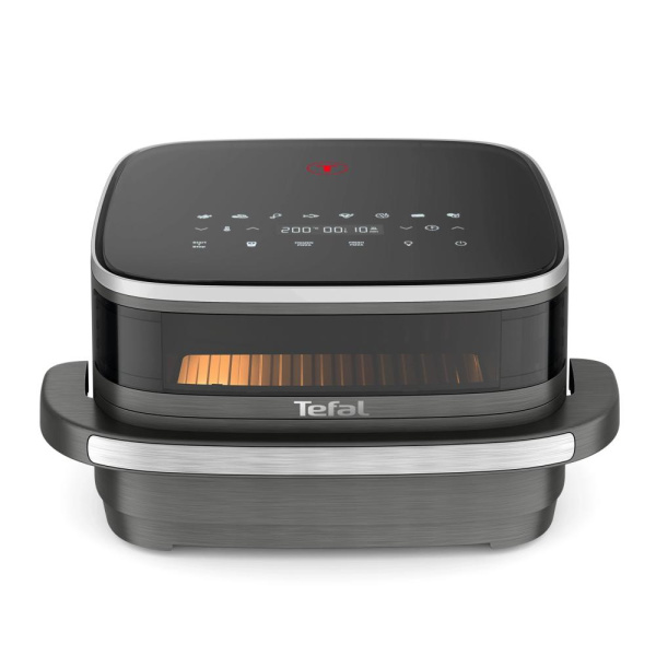 Мультипіч Tefal Easy Fry XL Surface, 2200Вт, чаша-4л, сенсорне керув., з віконцем, 10 програм, пластик, чорно-сірий