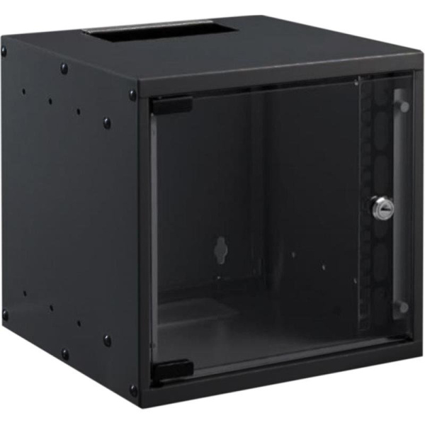 Шафа MIRSAN 10", 6U, SOHO, 306x300 мм, максимально 30 кг, чорна