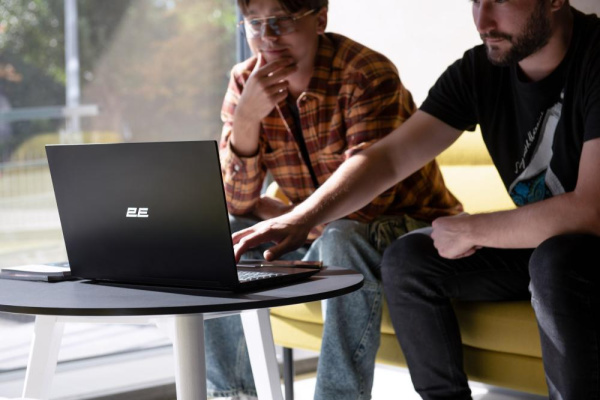 Ноутбук 2E Imaginary 15.6" FHD IPS AG, Intel i5-1335U, 16GB, F256GB, UMA, DOS, Чорний