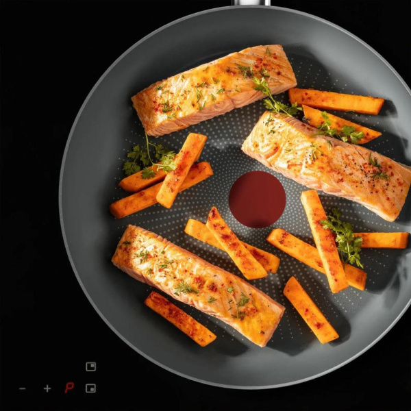 Сковорода Tefal Halo EUCALYPTUS, 20см, алюміній, бакеліт, сірий