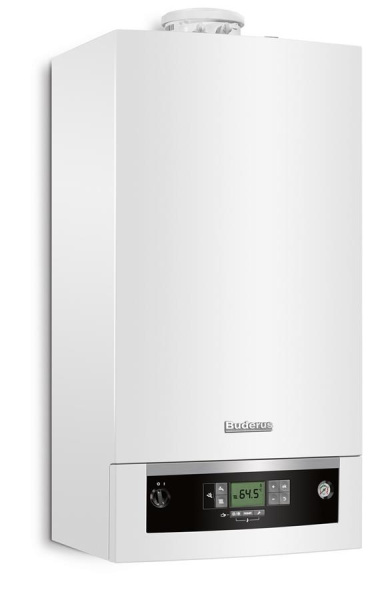 Котел газовий Buderus Logomax Plus GB062-24 KD, конденсаційнний, двоконтурний, 24 кВт, настінний