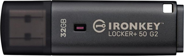 Накопичувач Kingston   32GB USB 3.2 Type-A Gen1 IronKey Locker+ 50 G2