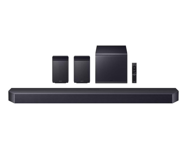 Саундбар Samsung HW-Q990H 756Вт, 11.1.4, BT, HDMI-eARC, Wi-Fi, саб, Dolby Atmos, чорний