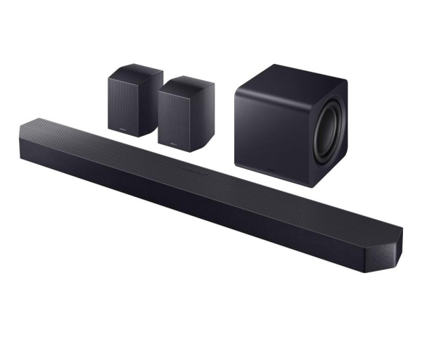 Саундбар Samsung HW-Q990H 756Вт, 11.1.4, BT, HDMI-eARC, Wi-Fi, саб, Dolby Atmos, чорний