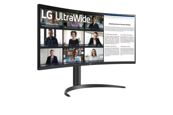 Монітор LG 34" 34WR55QK-B 2xHDMI, DP, USB-C, Audio, VA, 3440x1440, 100Hz, CURVED, sRGB 99%, HAS, HDR10