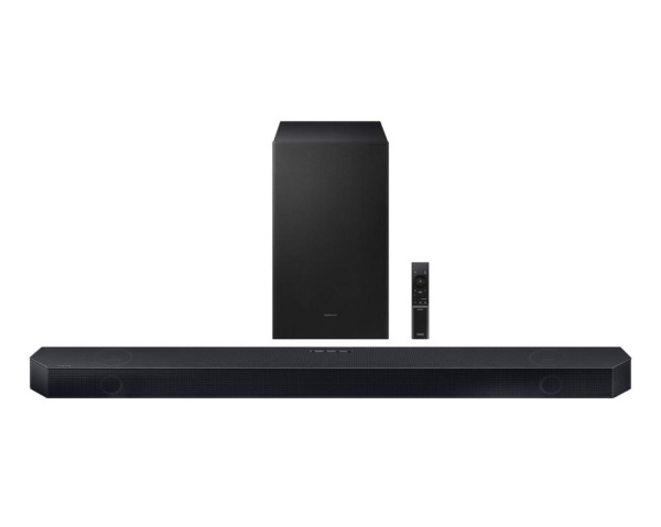 Саундбар Samsung HW-Q600H 380Вт, 3.1.2, BT, HDMI-eARC, Wi-Fi, саб, Dolby Atmos, чорний