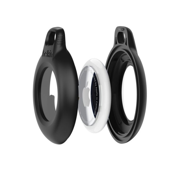 Тримач Belkin Waterproof Secure Holder with Key Ring AirTag, чорний