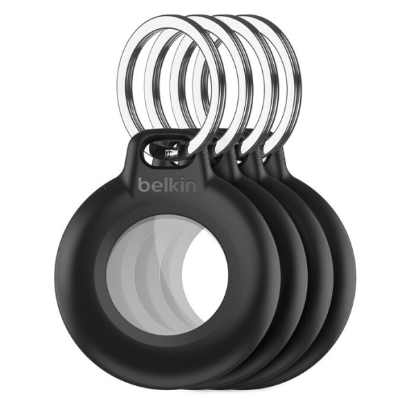 Тримач Belkin Waterproof Secure Holder with Key Ring AirTag, чорний