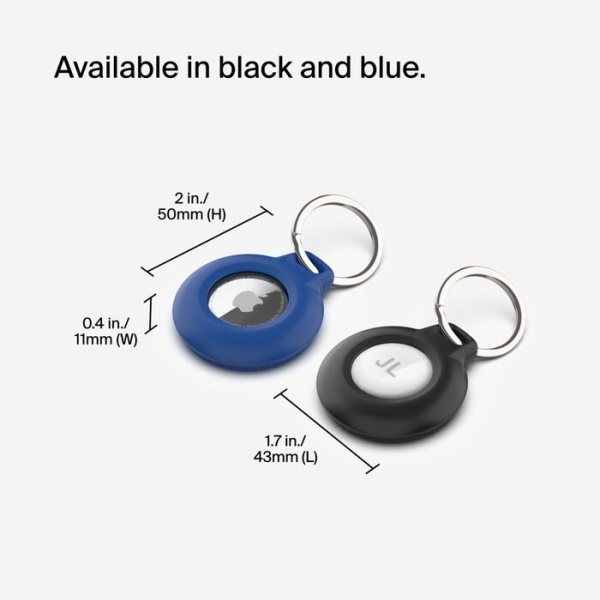 Тримач Belkin Waterproof Secure Holder with Key Ring AirTag, чорний