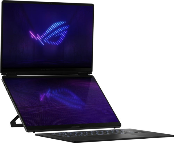 Ноутбук ASUS ROG Zephyrus Duo 16 GX651AX-SR100X 16" 3K Touch OLED, Intel Ultra 9 386H, 64GB, F2TB, NVD5090-24, noOS, Сірий