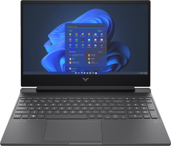 Ноутбук HP Victus 15-fa2707ua 15.6" FHD IPS AG, Intel i5-13420H, 16GB, F512GB, NVD3050-6, DOS, сірий