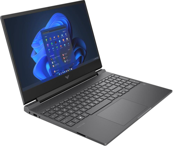Ноутбук HP Victus 15-fa2707ua 15.6" FHD IPS AG, Intel i5-13420H, 16GB, F512GB, NVD3050-6, DOS, сірий