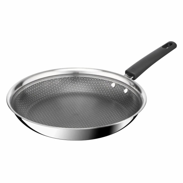 Сковорода Tefal Emotion+ Power, 24см, нержавіюча сталь, серцевина-алюміній, хромована сталь, бакеліт