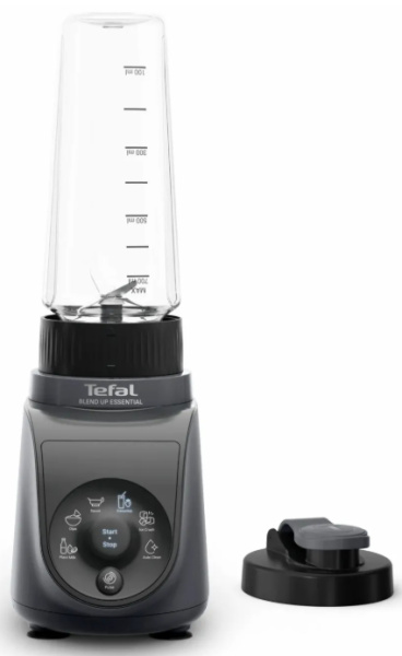 Блендер Tefal стаціонарний Blend UP Essential, 800Вт, чаша-700мл, тритан, чорно-сірий
