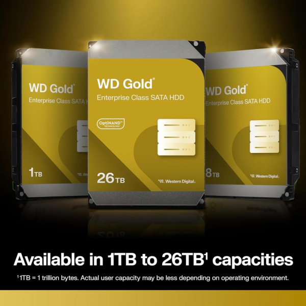 Жорсткий диск WD 26TB 3.5" 7200 512MB SATA Gold