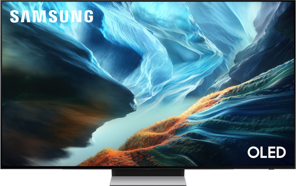 Телевізор 55" Samsung OLED 4K 165Hz VRR (100Hz Native) Smart Tizen Black