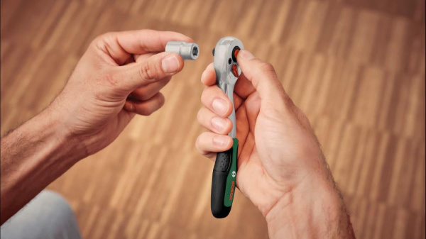 Набір торцевих головок Bosch, 1/4" з тріскачкою 15шт 0.574кг